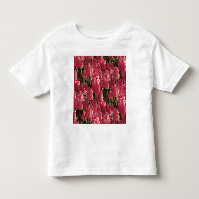 T-shirt Pour Les Tous Petits Tulipes roses florales (Devant)