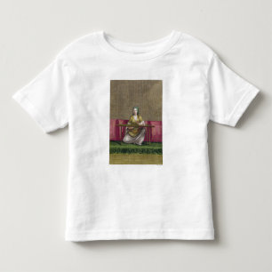 T-shirt Pour Les Tous Petits Turc Girl, broderie, 18ème siècle (gravine