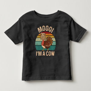 T-shirt Pour Les Tous Petits Turquie Moo : La vache la plus drôle et la Turquie