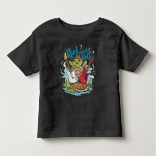 T-shirt Pour Les Tous Petits Turtle Jam Session Rock Et Roll