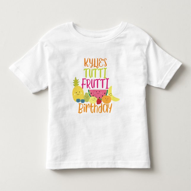 T-shirt Pour Les Tous Petits Tutti Frutti (Devant)