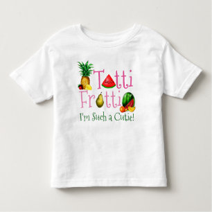 T-shirt Pour Les Tous Petits Tutti Frutti