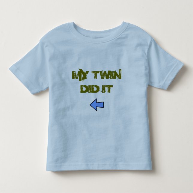 T-shirt Pour Les Tous Petits Twin L'A Fait (Devant)
