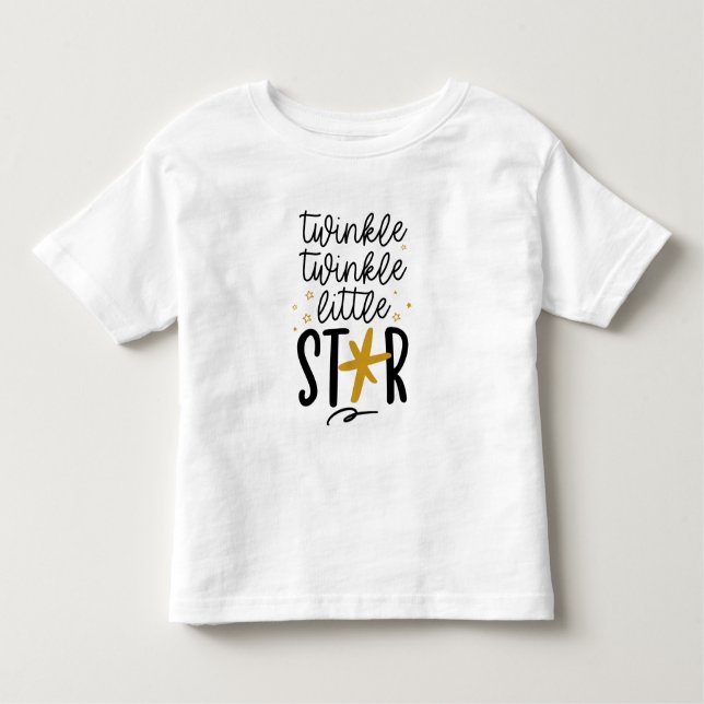 T-shirt Pour Les Tous Petits Twinkle Twinkle Little Star Doodle (Devant)