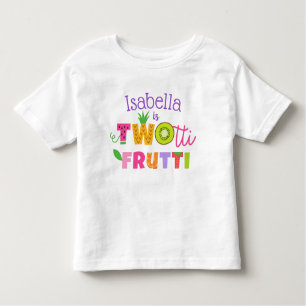 T-shirt Pour Les Tous Petits TWOtti Frutti 2e chemise d'anniversaire