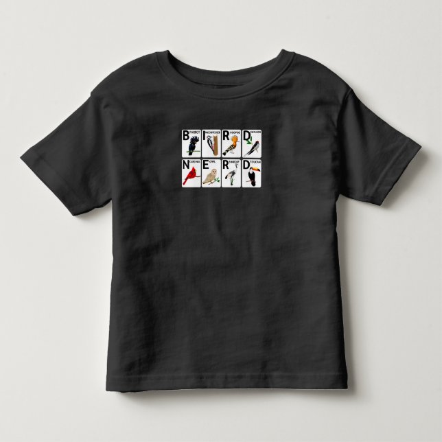 T-shirt Pour Les Tous Petits Type d'oiseaux (Devant)