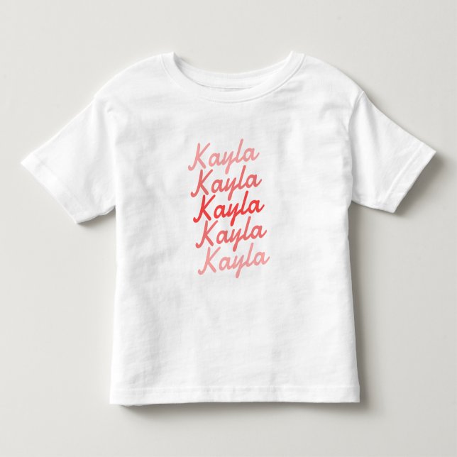 T-shirt Pour Les Tous Petits Typographie simple moderne cool nom  (Devant)