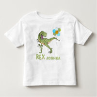 Tyrannosaurus Trois Rex Dino 3e anniversaire