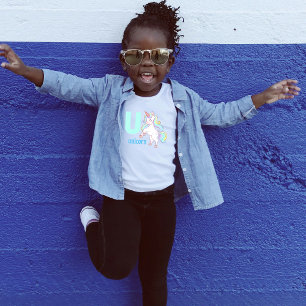 T-shirt Pour Les Tous Petits U magique pour Unicorn Toddler Tee