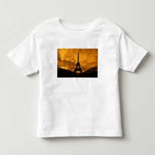T-shirt Pour Les Tous Petits UE, France, Paris. Tour Eiffel.