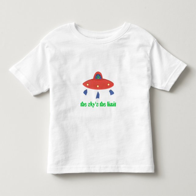 T-shirt Pour Les Tous Petits UFO The Sky's The Limit (Devant)