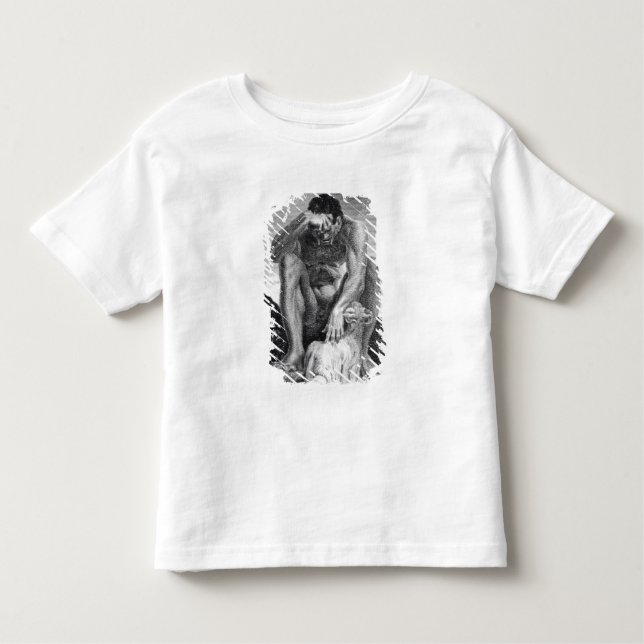 T-shirt Pour Les Tous Petits Ulysse échappant de Polyphemus aux cyclopes (Devant)