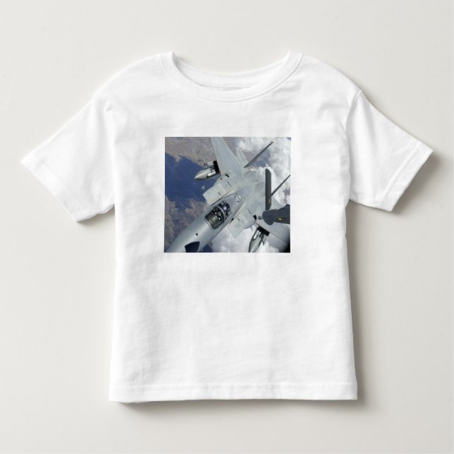 T-shirt Pour Les Tous Petits Un aigle F-15 s'éloigne d'un KC-135 (Devant)