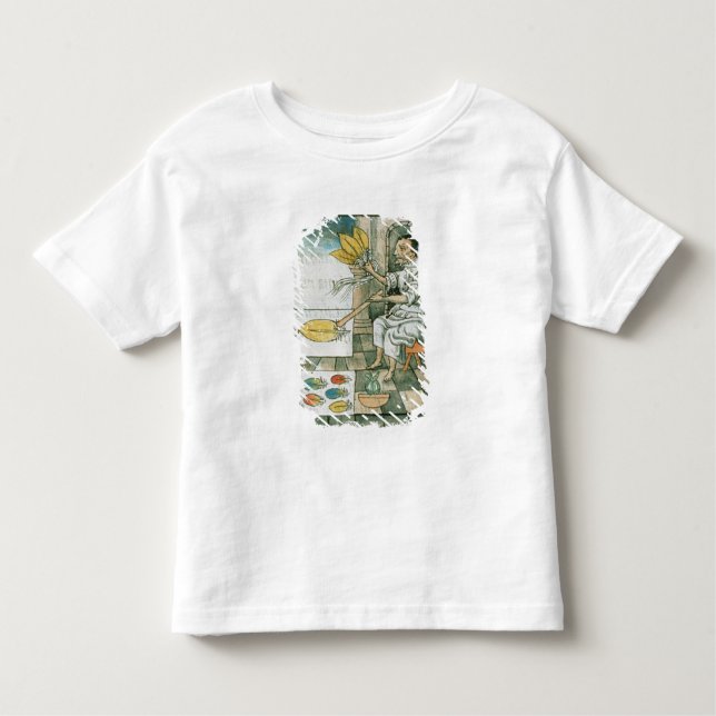 T-shirt Pour Les Tous Petits Un artisan aztèque de plume (Devant)