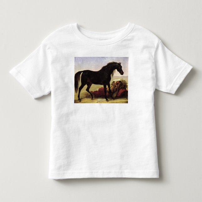 T-shirt Pour Les Tous Petits Un cheval Arabe (Devant)