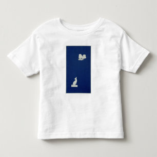 T-shirt Pour Les Tous Petits Un chien hurlant à la lune