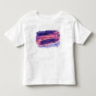 T-shirt Pour Les Tous Petits Un composite photo de grues du Canada en vol