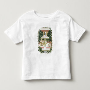 T-shirt Pour Les Tous Petits Un couple dans un jardin écoutant la musique avec