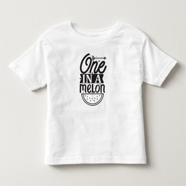 T-shirt Pour Les Tous Petits Un dans un melon (pastèque) (Devant)