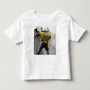 T-shirt Pour Les Tous Petits Un directeur d'avions signale un frelon de F/A-18C
