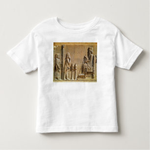 T-shirt Pour Les Tous Petits Un dirigeant médian versant l'hommage sur le Roi