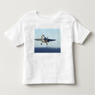 T-shirt Pour Les Tous Petits Un F/A-18C Hornet démarre depuis le poste de pilot