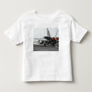 T-shirt Pour Les Tous Petits Un F/A-18C Hornet démarre depuis le poste de pilot