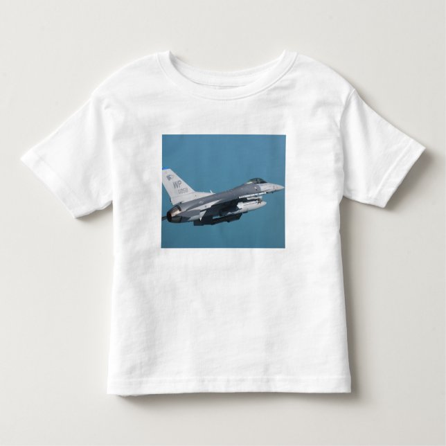 T-shirt Pour Les Tous Petits Un Faucon de combat F-16 en vol (Devant)