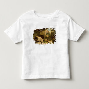 T-shirt Pour Les Tous Petits Un garçon regardant dans un cochon Sty, 1794 (huil