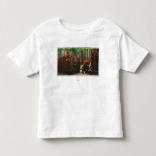 T-shirt Pour Les Tous Petits Un géant tombé, parc d'état de Humboldt
