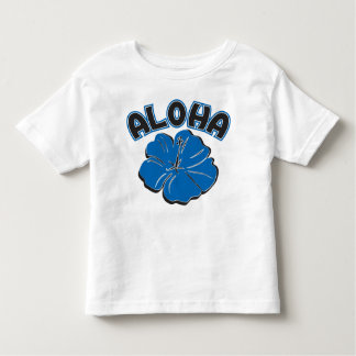 T-shirt Pour Les Tous Petits Un grand bleu ALOHA à vous