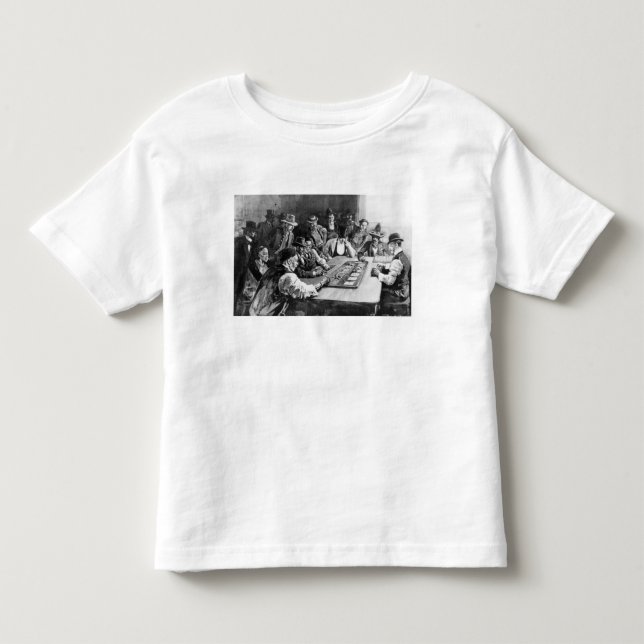 T-shirt Pour Les Tous Petits Un jeu de Faro à El Paso (Devant)