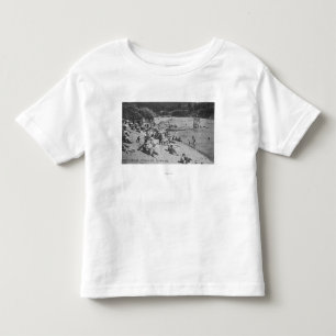 T-shirt Pour Les Tous Petits Un jour typique à la plage sablonneuse Monte Rio,