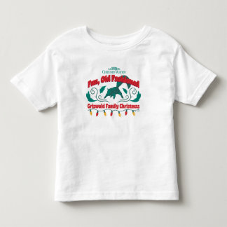 T-shirt Pour Les Tous Petits Un Noël amusant et à l'ancienne de la famille Gris