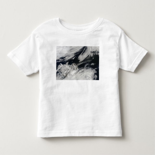 T-shirt Pour Les Tous Petits Un panache gris pâle souffle du sommet (Devant)