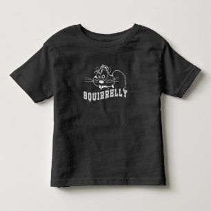 T-shirt Pour Les Tous Petits Un peu d'écureuil ligne blanche