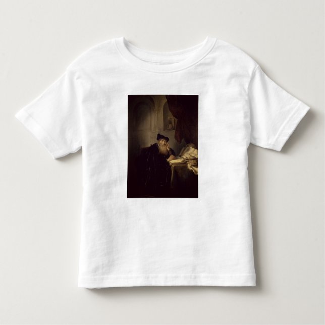 T-shirt Pour Les Tous Petits Un philosophe, 1635 (huile sur le panneau) (Devant)
