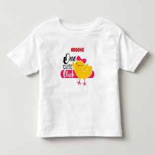 T-SHIRT POUR LES TOUS PETITS "UN POULET CUT" PERSONNALISÉ