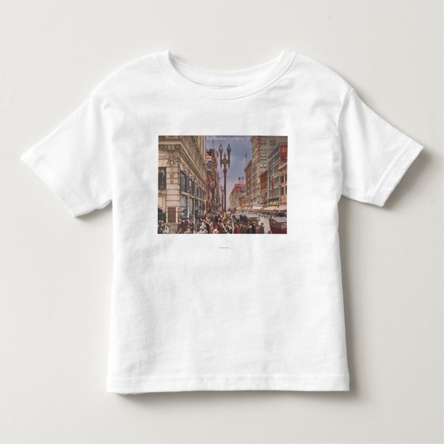 T-shirt Pour Les Tous Petits Un regard chez Broadway occupé (Devant)