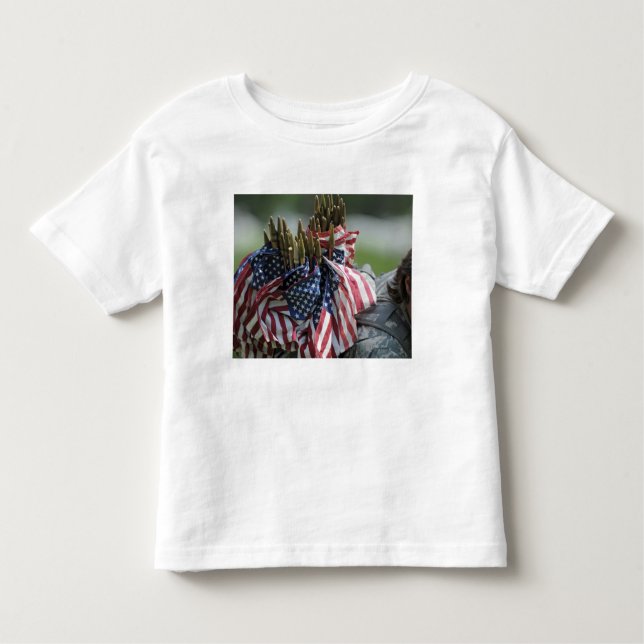 T-shirt Pour Les Tous Petits Un sac à dos de soldat de l'armée (Devant)