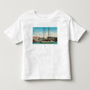 T-shirt Pour Les Tous Petits Un schooner ScenePetaluma, CA d'expédition