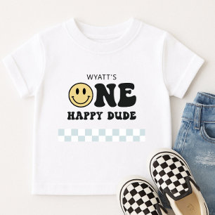 T-shirt Pour Les Tous Petits Un visage souriant de type heureux pour son premie
