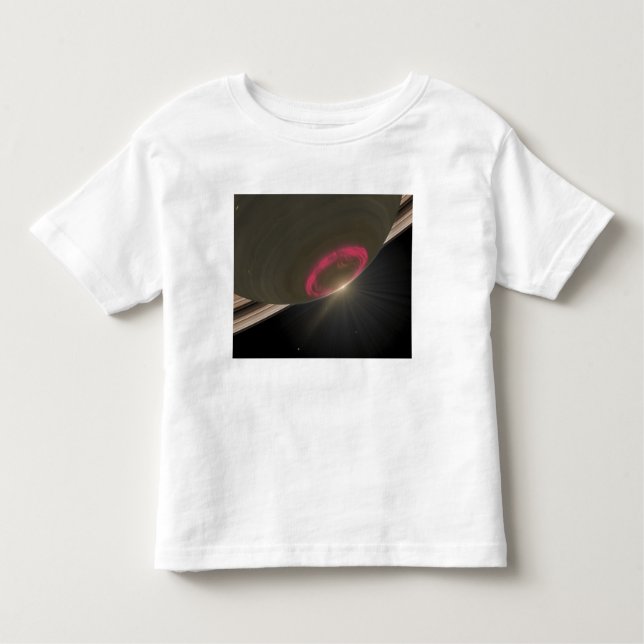 T-shirt Pour Les Tous Petits Une aurore rouge cerise (Devant)