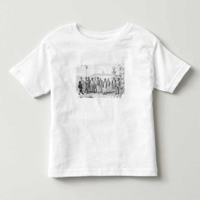 T-shirt Pour Les Tous Petits Une bande de prison de gouvernement (Devant)