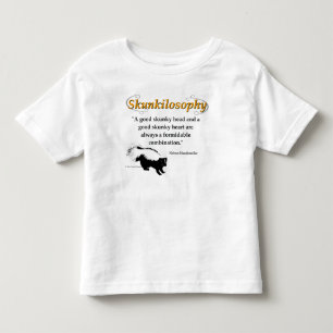 T-shirt Pour Les Tous Petits Une bonne tête de skunky et un bon coeur de skunky