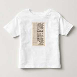 T-shirt Pour Les Tous Petits Une carte de l'Empire Britannique en feuille 16 de