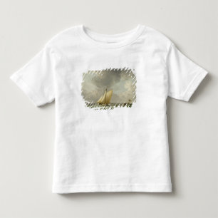 T-shirt Pour Les Tous Petits Une coupe dans une brise forte (huile sur cuivre)