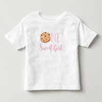 Une Douce Fille Gâteau D'anniversaire Rose Cookie