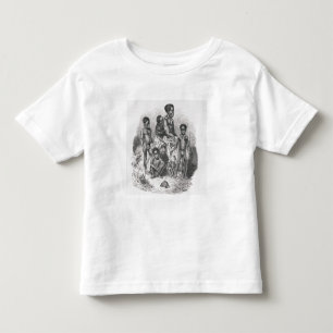 T-shirt Pour Les Tous Petits Une famille de zoulou de l'histoire de l'humanité