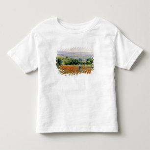 T-shirt Pour Les Tous Petits Une femme dans un champ de pavot